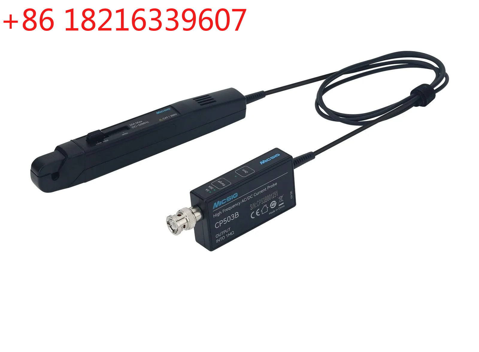 مسبار تيار عالي التردد TAO Mic - مراجعة Current Probe Ac Dc 50Mhz Oscilloscope وسعره
